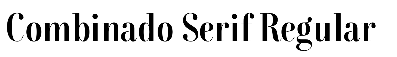 Combinado Serif Regular
